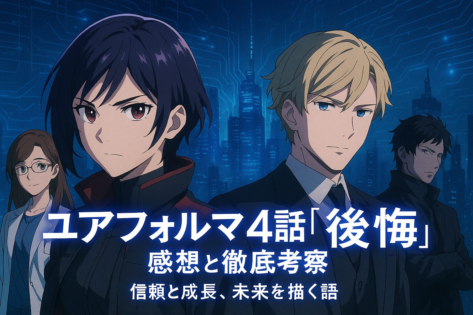 ユアフォルマ4話「後悔」感想 エチカの選択とハロルドの変化を深掘り！信頼と倫理が交錯する瞬間