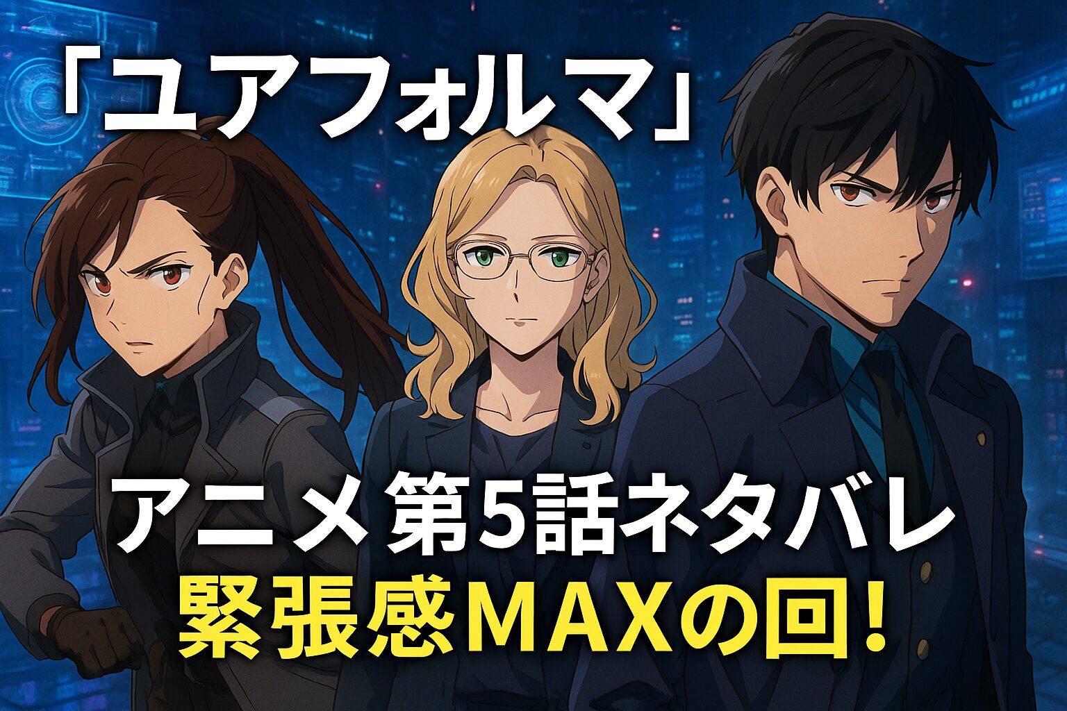 『ユアフォルマ』第5話ネタバレ エチカの離脱と新電索官ライザの正体に迫る！陰謀組織Eが物語を揺さぶる転換回