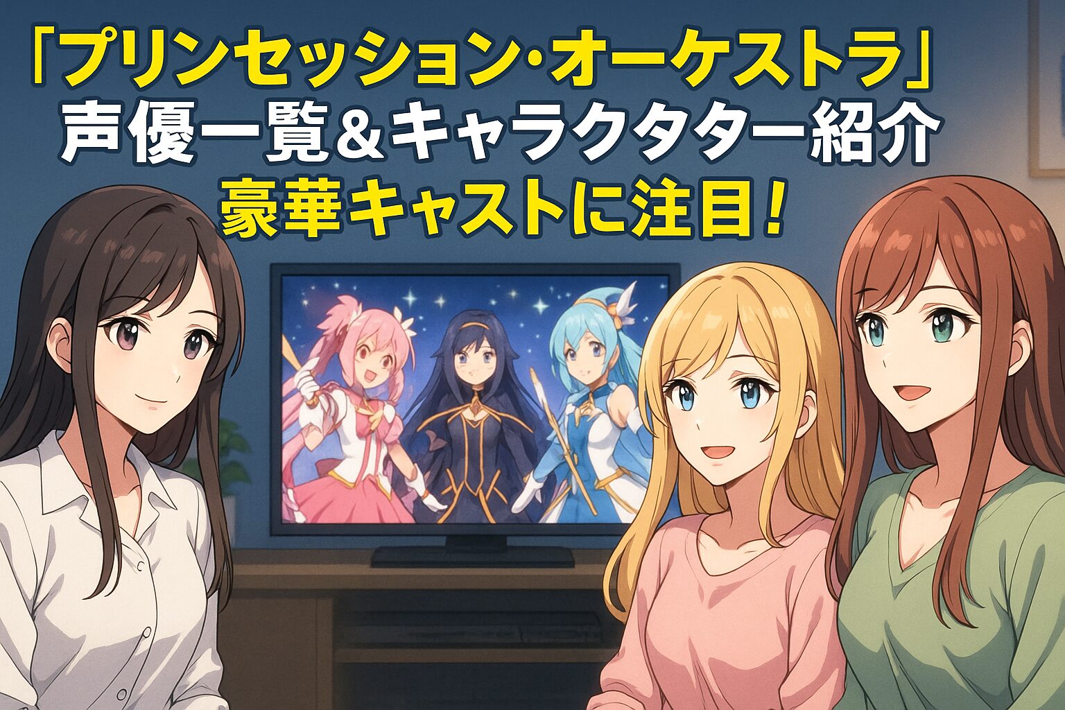 『プリンセッション・オーケストラ』声優＆キャラ徹底ガイド！プリンセスたちの魅力と豪華キャストを一挙紹介