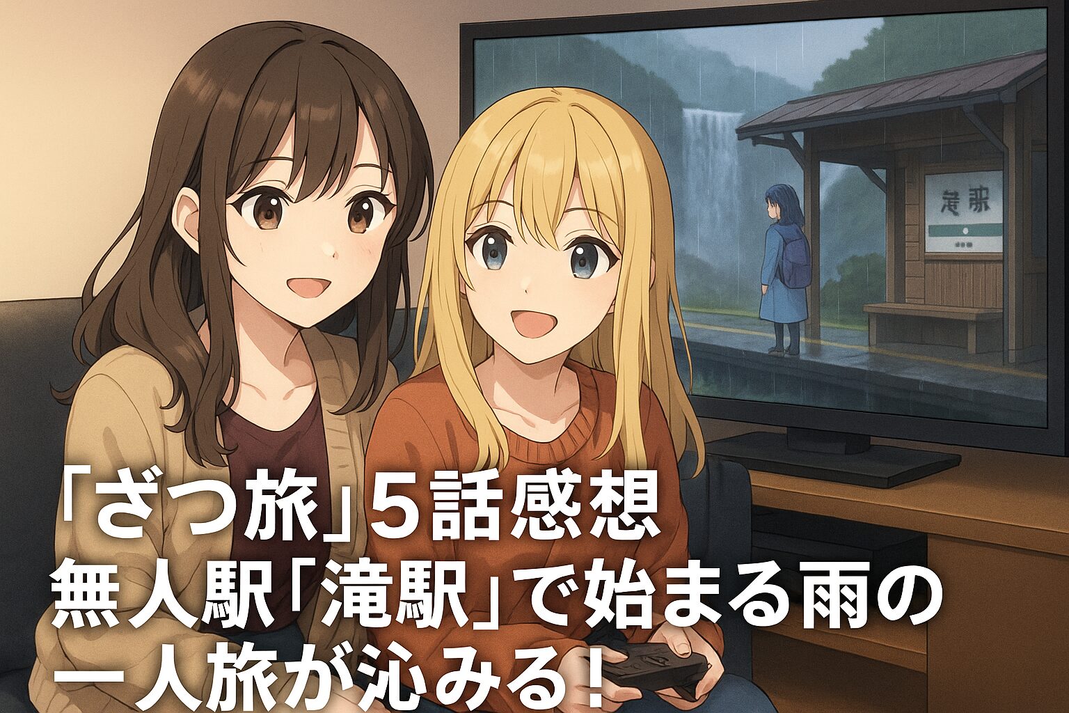『ざつ旅』5話感想 雨の無人駅・滝駅で出会った“気づき”が心に沁みる理由とは？