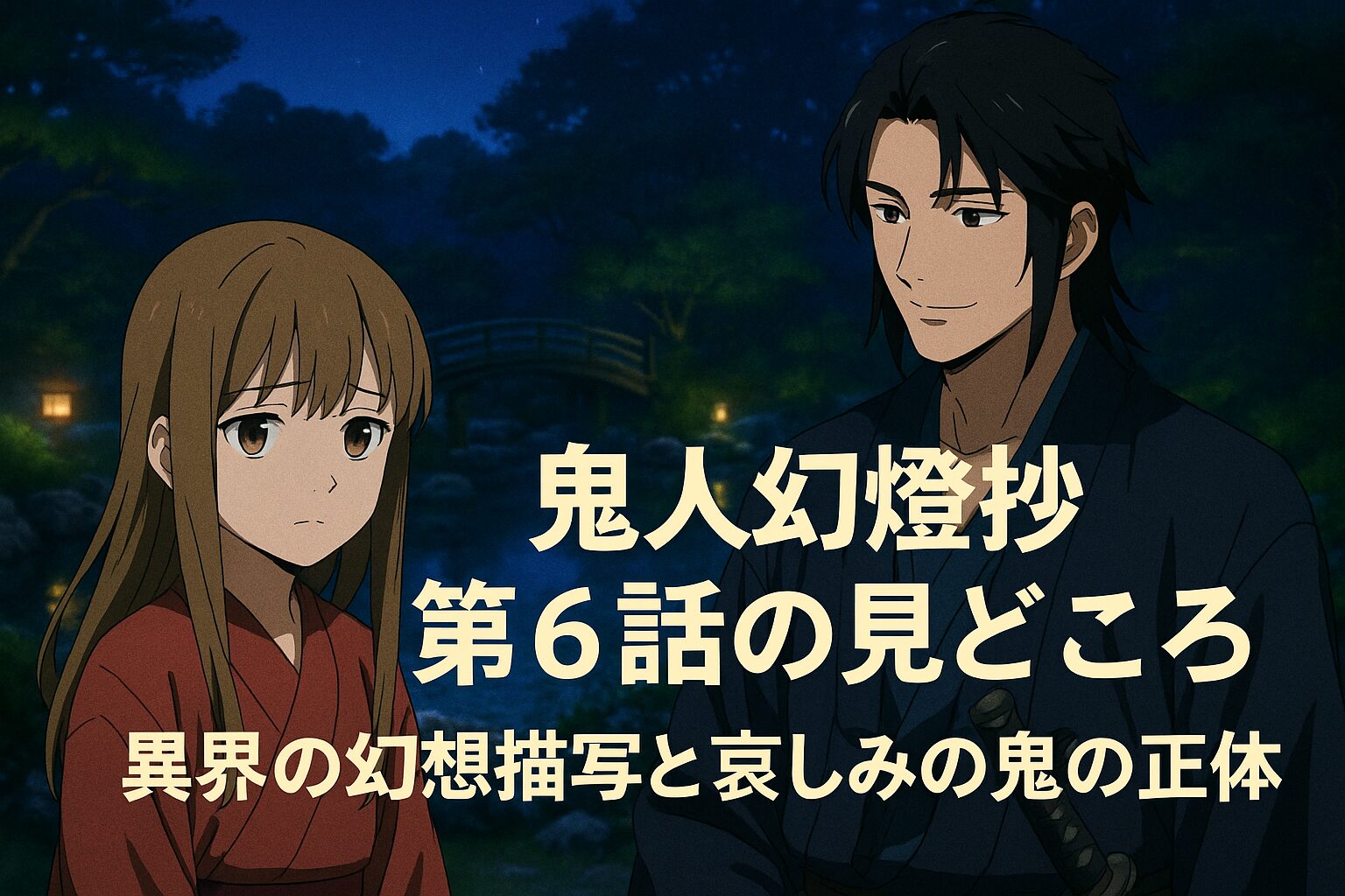 鬼人幻燈抄 第6話の見どころ 異界の幻想描写と哀しみの鬼の正体