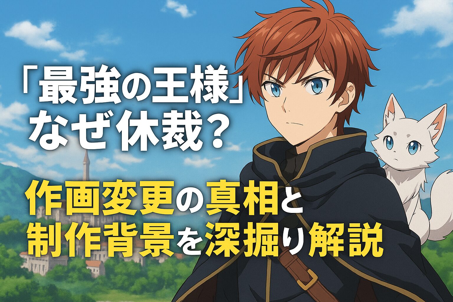 【最強の王様】アニメ休載＆作画変更の理由は？制作体制の裏側とファンの声を徹底解説！
