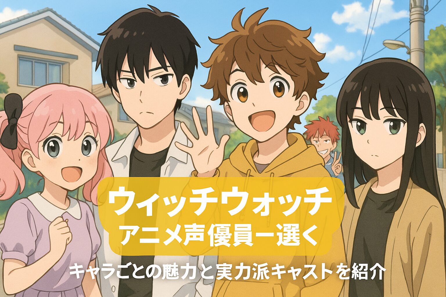 『ウィッチウォッチ』アニメ声優一覧 キャラクターの魅力を引き出す実力派キャストをご紹介