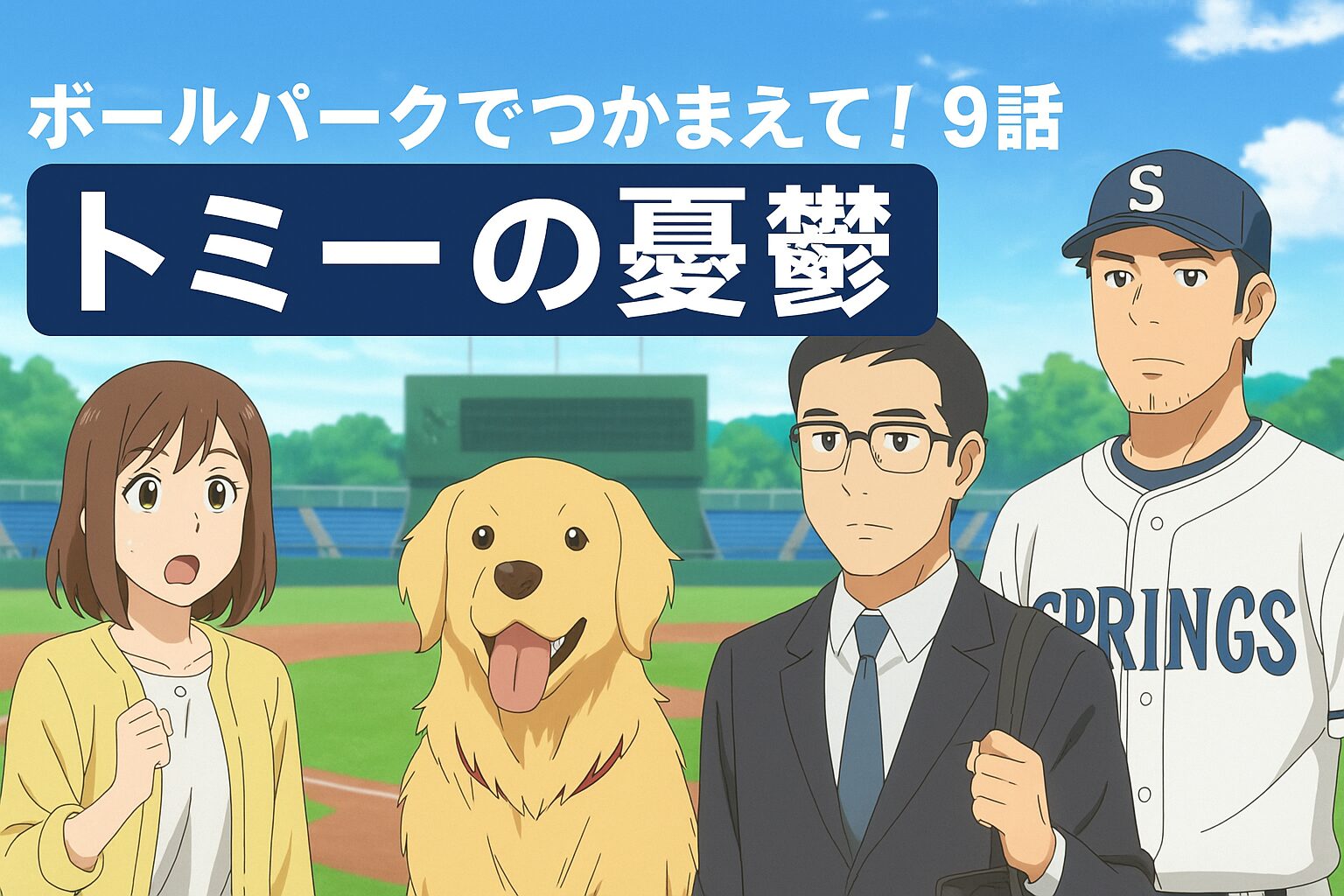 『ボールパークでつかまえて！』9話「トミーの憂鬱」感想 大型犬と家族と優しさが交錯する球場ドラマ
